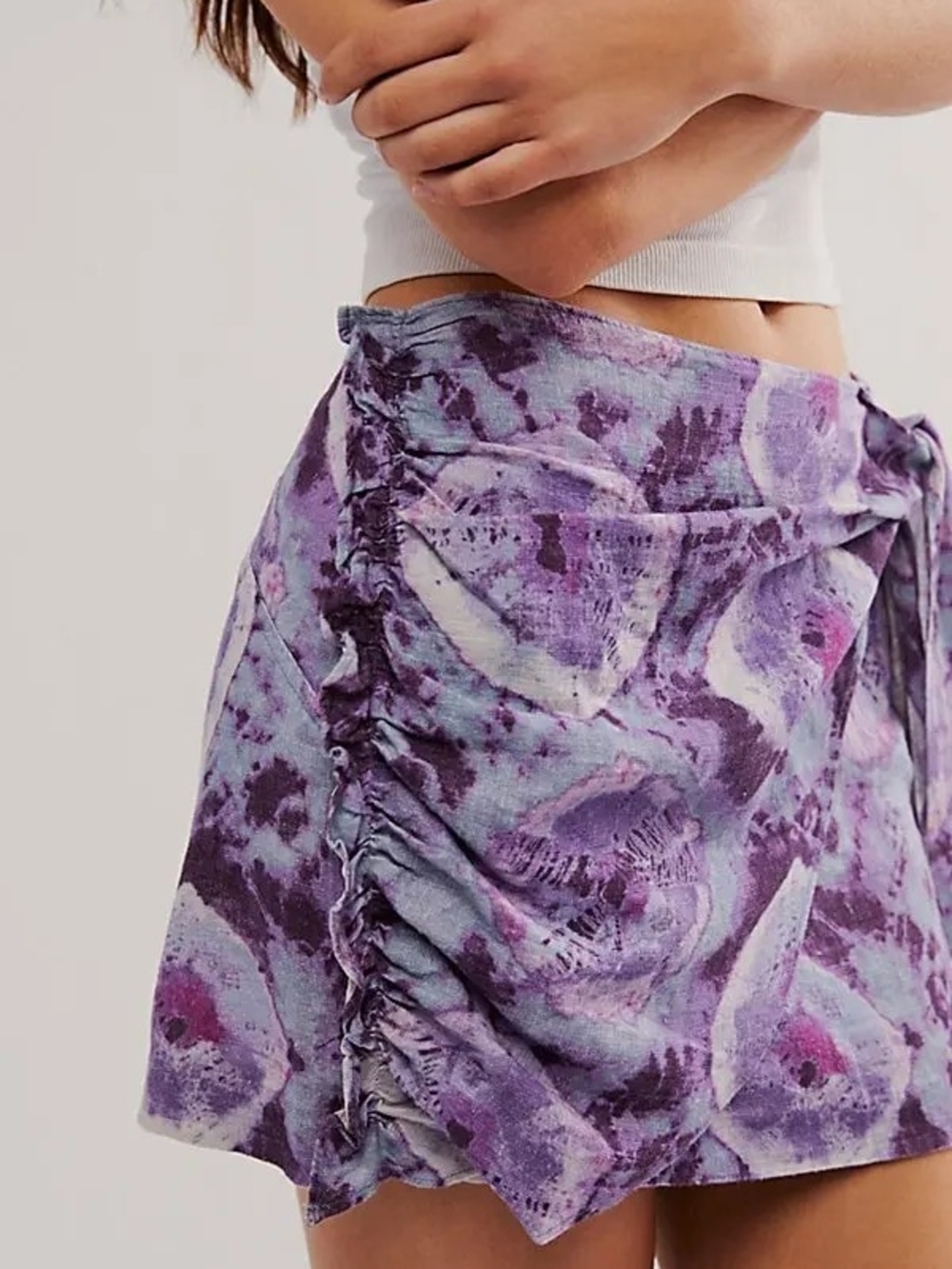 Free People Sweet As A Beach Skirt Size 4 Purple
